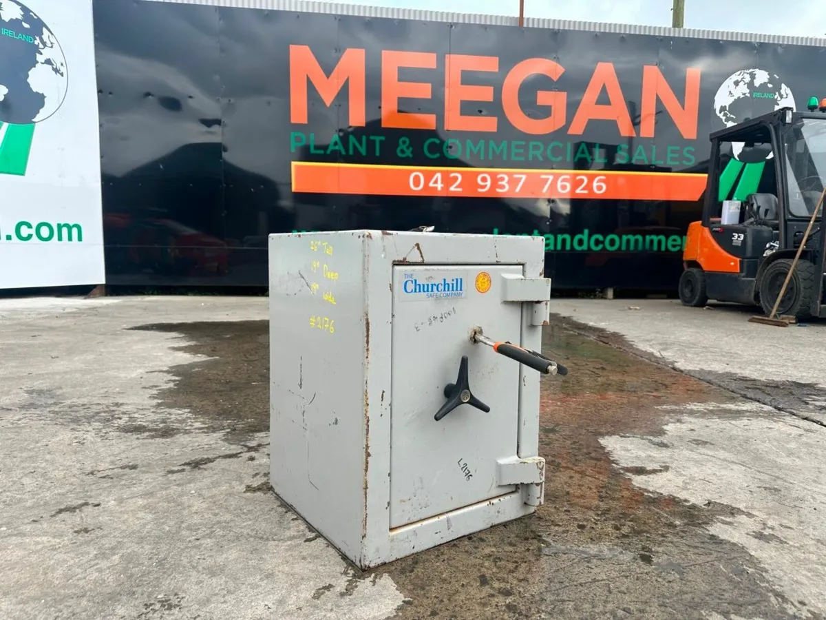 CHURCHILL SAFE COMPANY ...MONEY SAFE...2176 - Image 1