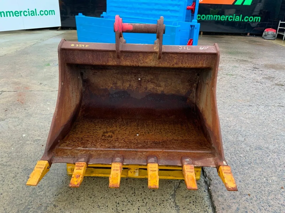 60" GEITH DIGGING BUCKET..........80mm PINS.....35 - Image 2