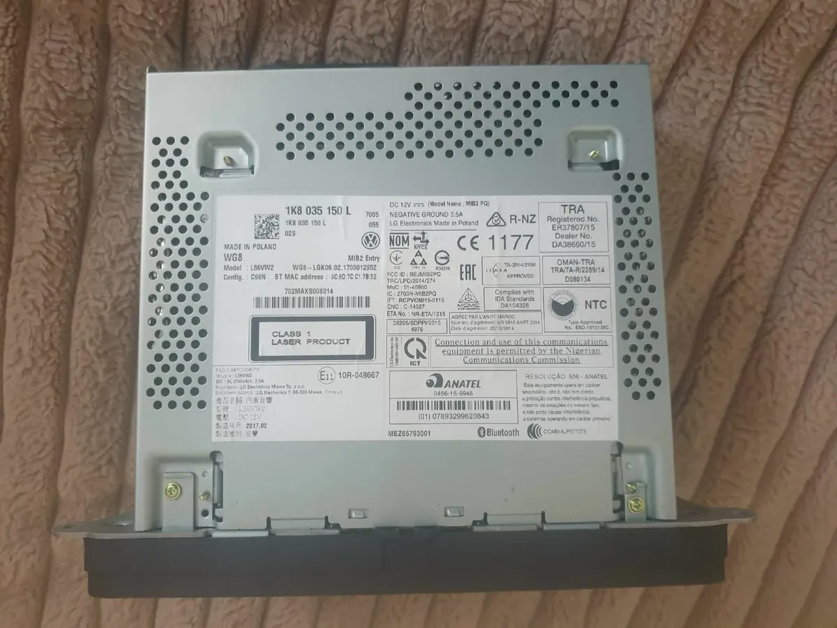 VW Transporter T6 Radio Stereo Head Unit Genuine - Image 4