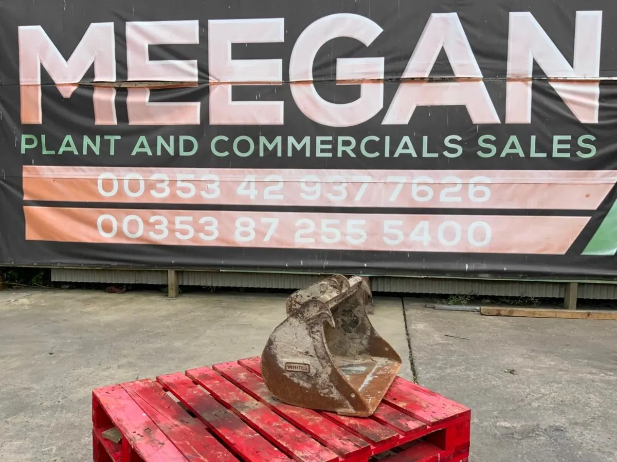 24" MINI DIGGER BUCKET....35mm PINS.........1355 - Image 2