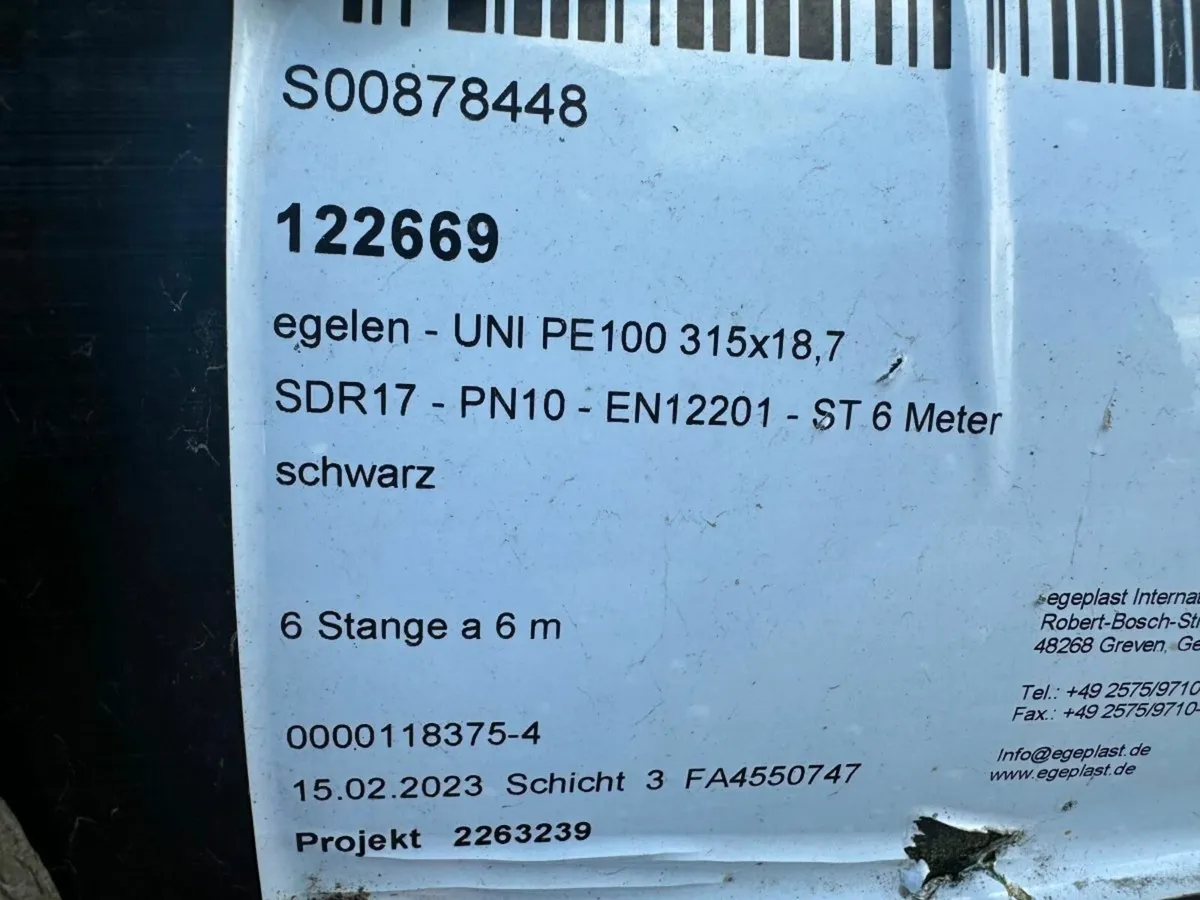 UNUSED....Drainage pipes drain - Image 4