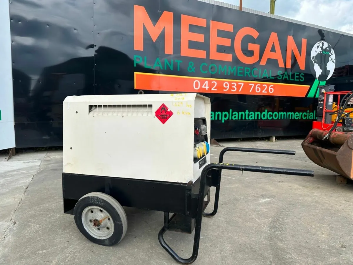 2018 GENERATOR GENSET...6 KVA ...1,629 HRS..712T - Image 1