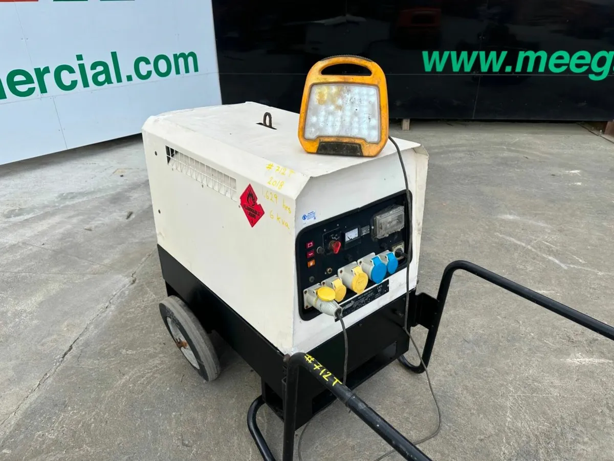 2018 GENERATOR GENSET...6 KVA ...1,629 HRS..712T - Image 3