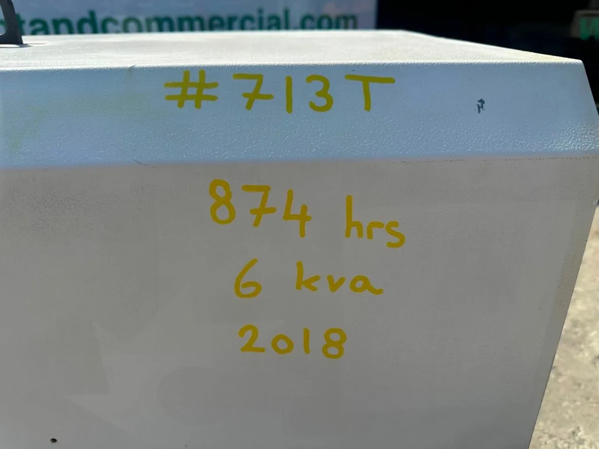 2018 GENERATOR GENSET... 6 KVA ...874 HRS..713T - Image 2
