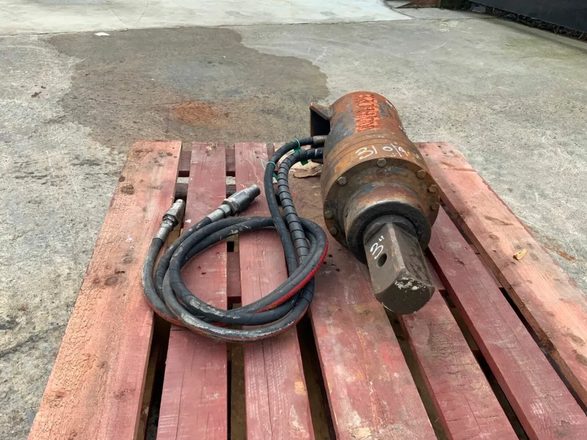 3" AUGER HYDRAULIC DRIVE / EARTH DRILL....1442. - Image 4