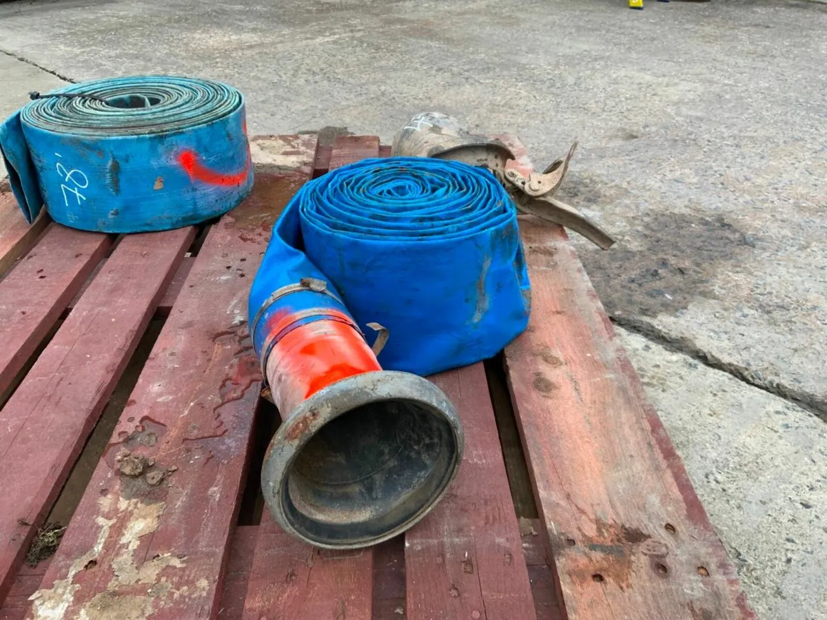 6" LAYFLAT TRANSFER HOSE.......BAUER ENDS. - Image 3