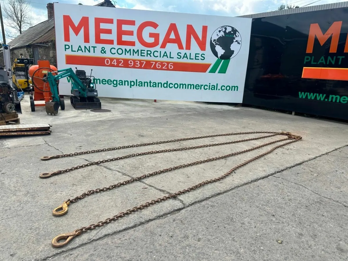 5.7 Metre ...11.2 ton ...lifting chains 4 LEG .... - Image 4