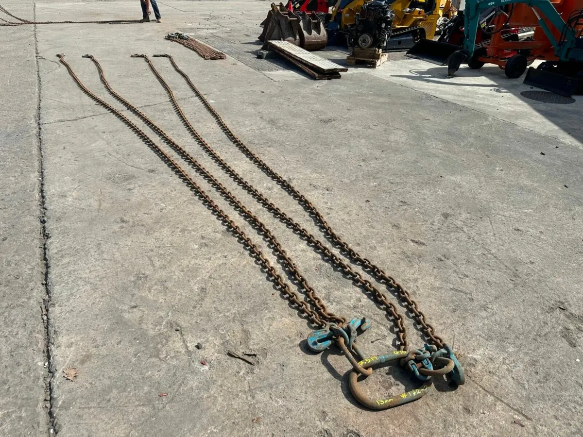 7.5 Metre ...14.1 ton ...lifting chains 4 LEG .... - Image 4
