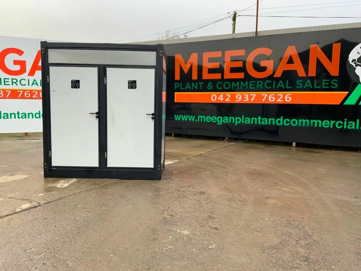 UNUSED DOUBLE SITE TOILET POD.....1132. - Image 1