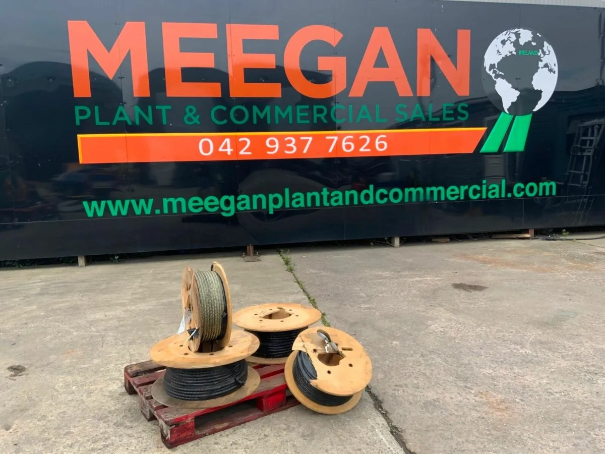 UNUSED WIRE ROPE......13mm / 16mm. x 60mts. - Image 1