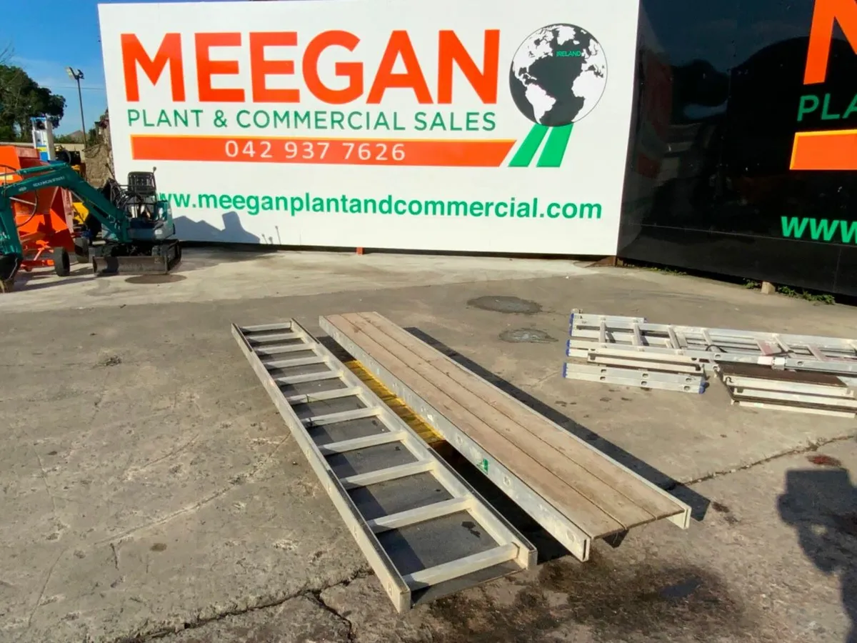 3.0mts x 450mm ALUMINIUM STAGING BOARDS..1229 - Image 3