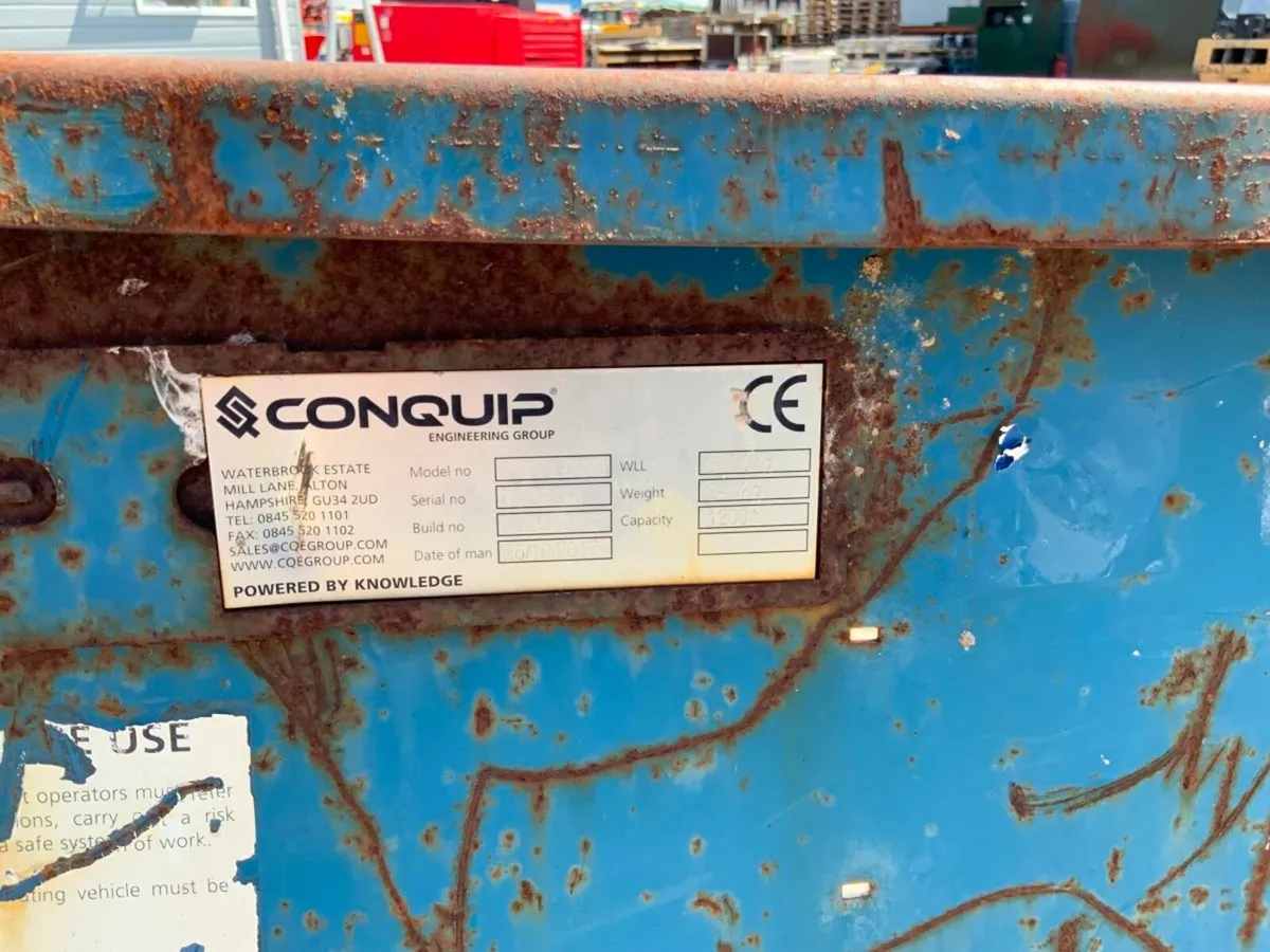 1200lts CONQUIP SELF TIPPING SKIP......776-2. - Image 4