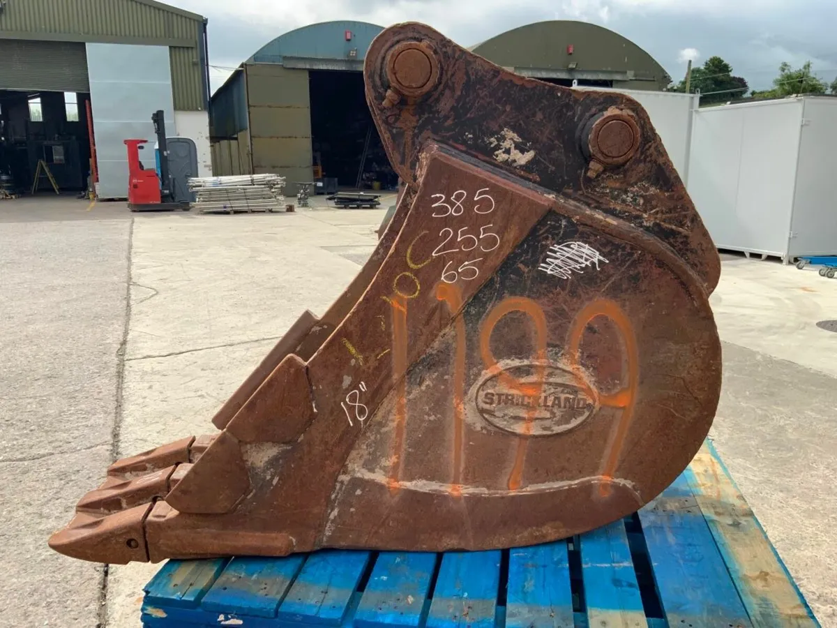 18" STRICKLAND BUCKET......65mm PINS......1199t. - Image 3