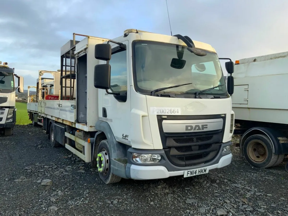 DAF LF 12 TONNE CHASSIS CAB....21ft DROP SIDE BODY - Image 1