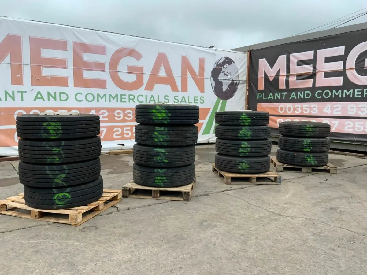 PART WORN TRUCK TYRES / RIMS..........22.5. - Image 1