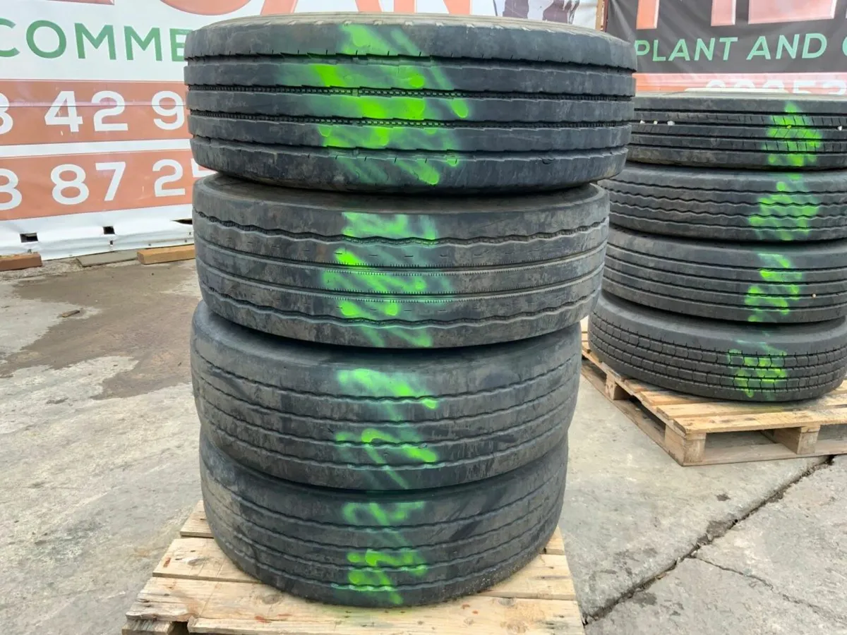 PART WORN TRUCK TYRES / RIMS..........22.5. - Image 2