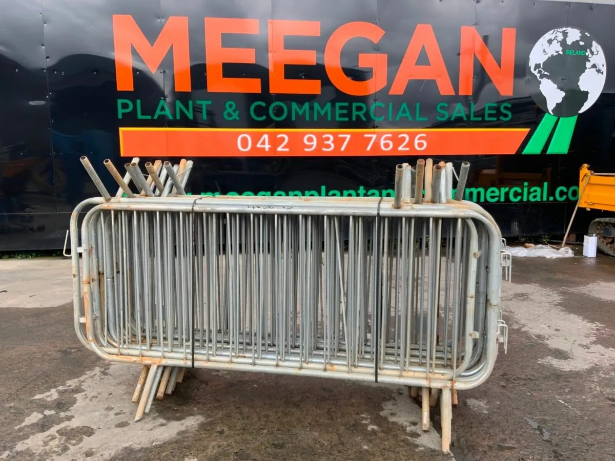 15 of GALVANISED PEDESTRIAN BARRIERS..4856-15 - Image 1