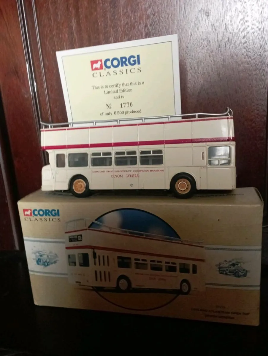 CORGI DIE-CAST LAYLAND ATLANTEA1-50  OPEN TOP BUS - Image 1