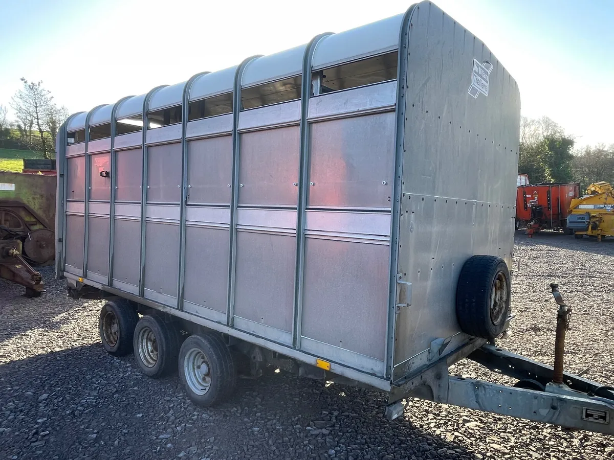 Ifor Williams 14ft x 6ft 6” Tri axle dp - Image 2