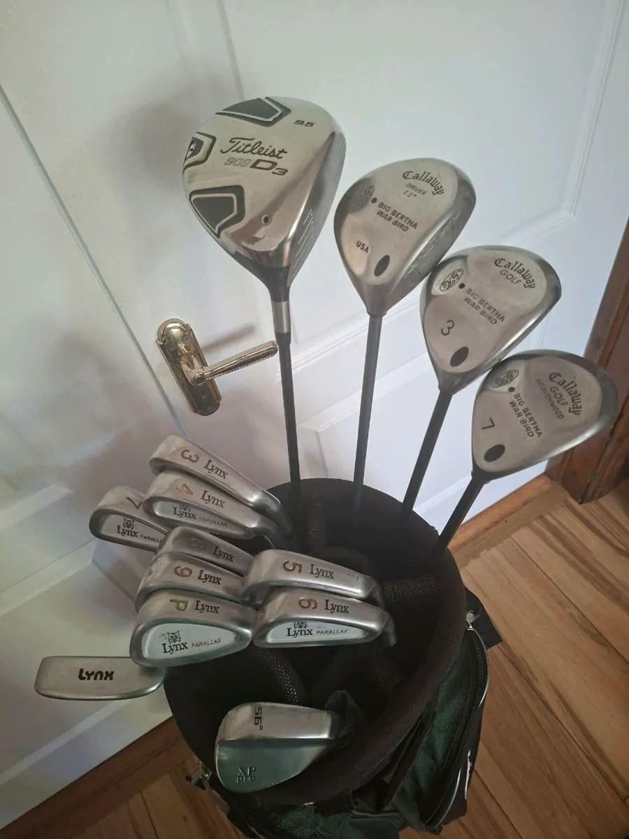 Full 14 xClub Lynx Titleist Callaway Golf Club Set - Image 3