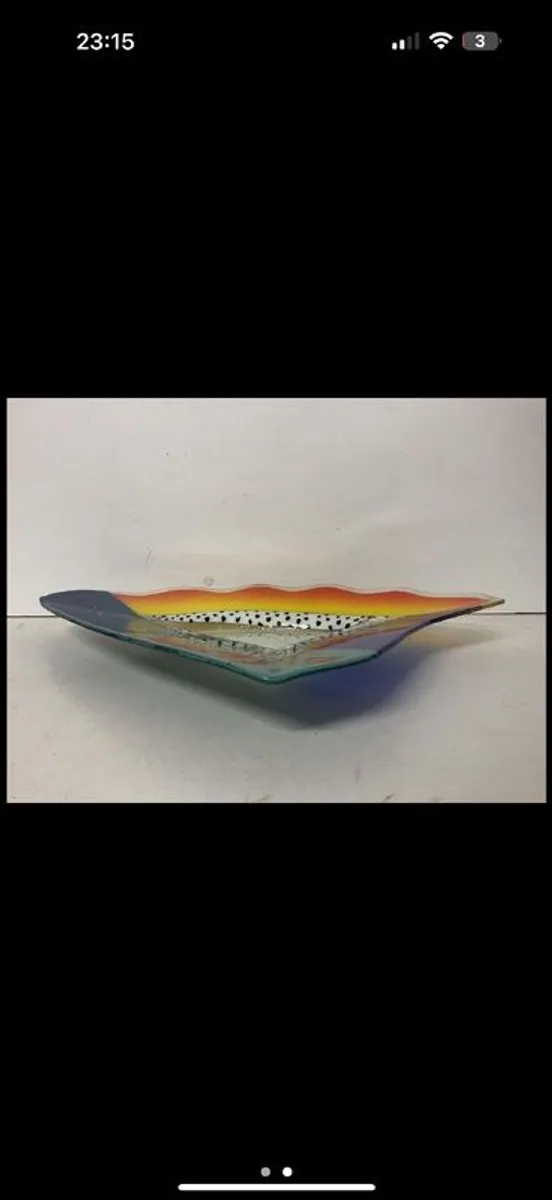 Very Large Andreas Meyer Glass Vase - Image 2