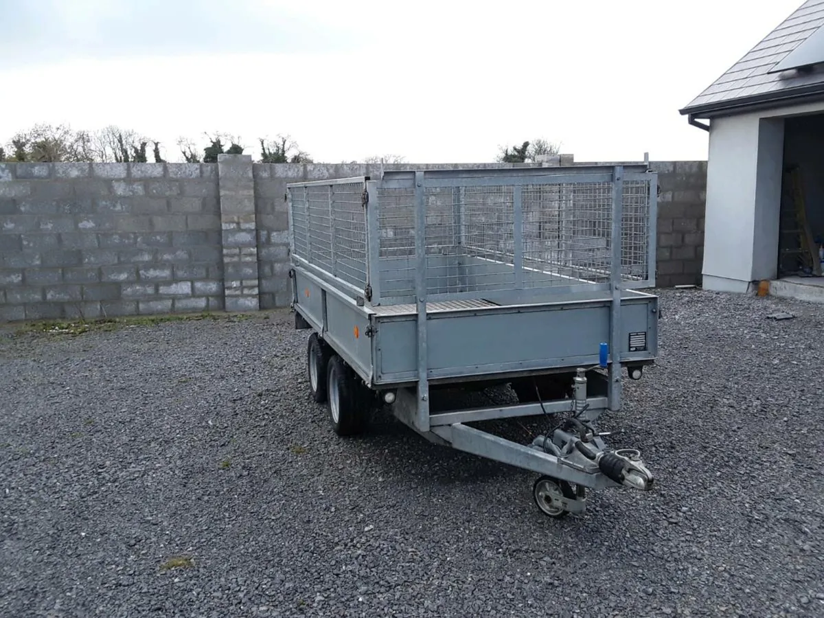 10 x 5 Braked Twin Axel Dropside Trailer - Image 1