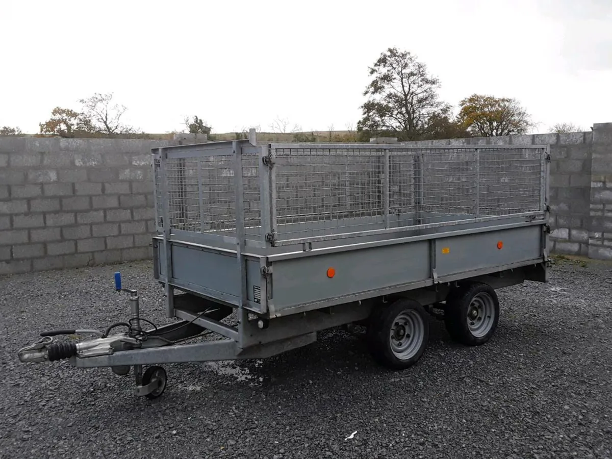 10 x 5 Braked Twin Axel Dropside Trailer - Image 2
