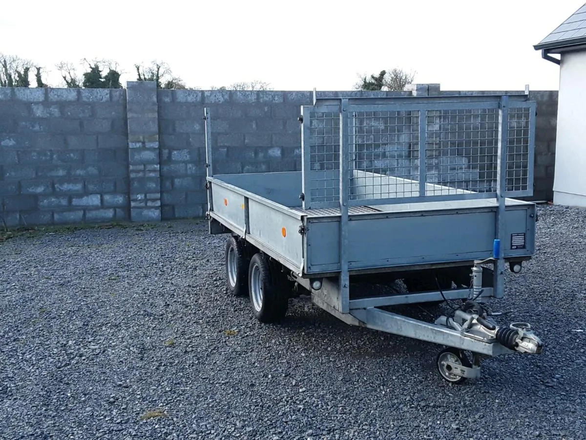 10 x 5 Braked Twin Axel Dropside Trailer - Image 4