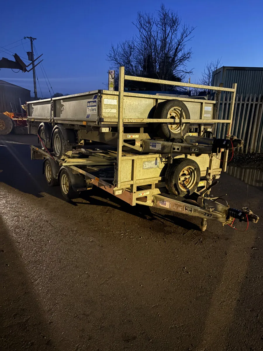 Ifor Williams 12ft dropside trailer - Image 1