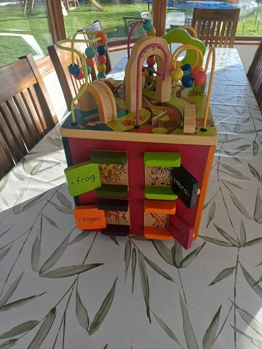 Zany Zoo Wooden Activity Cube Assortment - Image 3