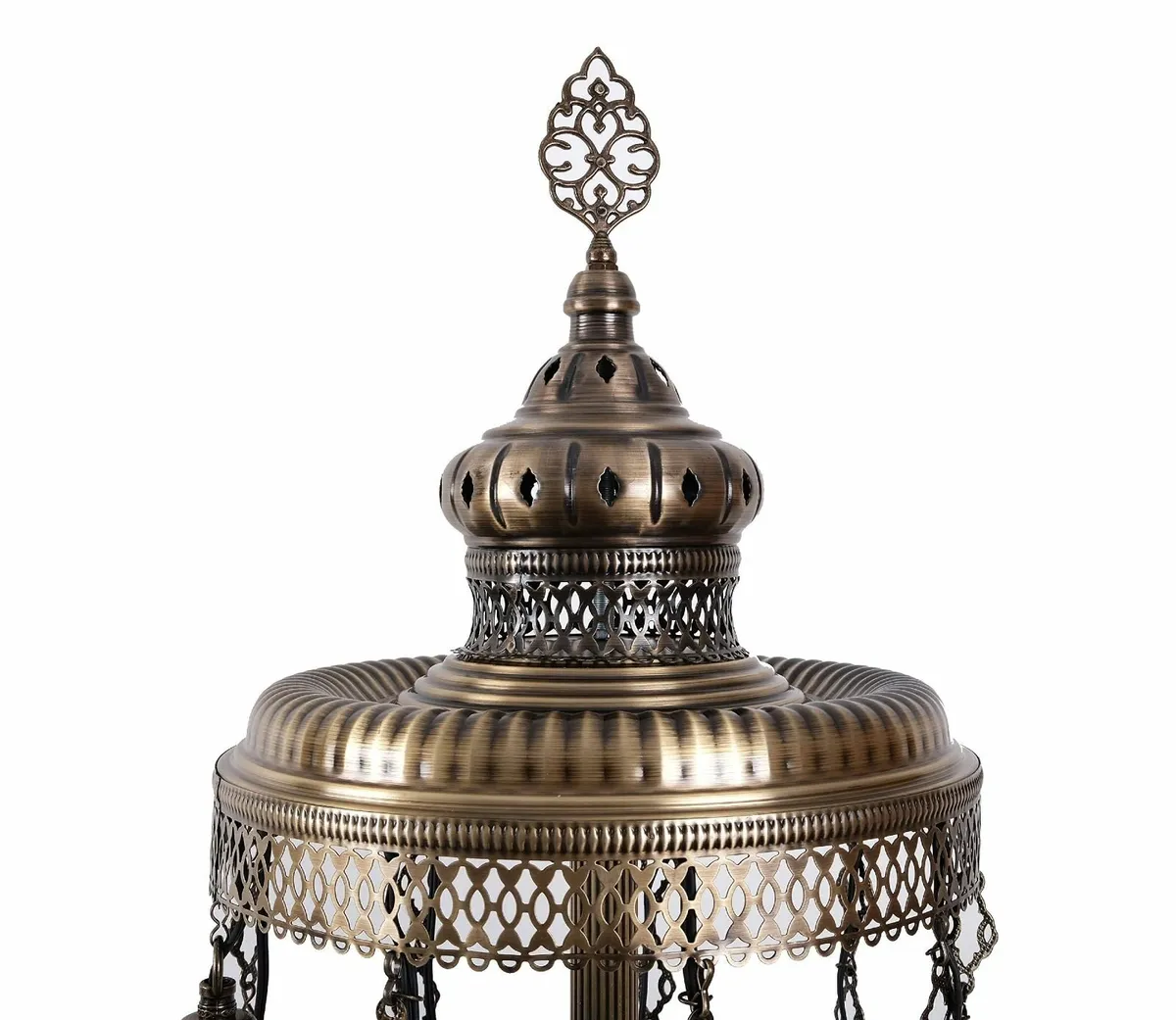 Turkish Lamp 9 Globe Mosaic Floor Standing - Image 2