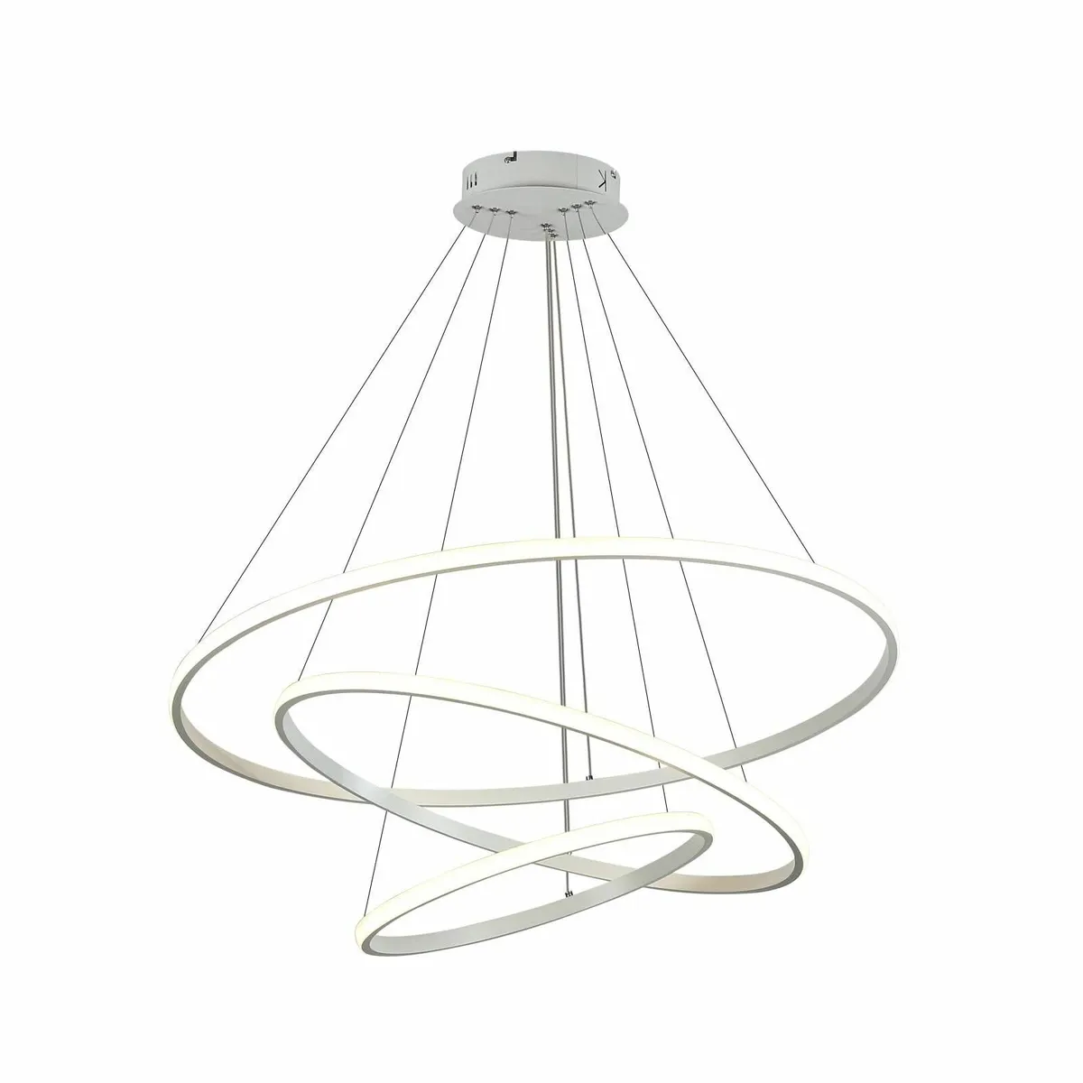 Led Chandeliers Ceiling Light Dimmable 3 Ring - Image 1
