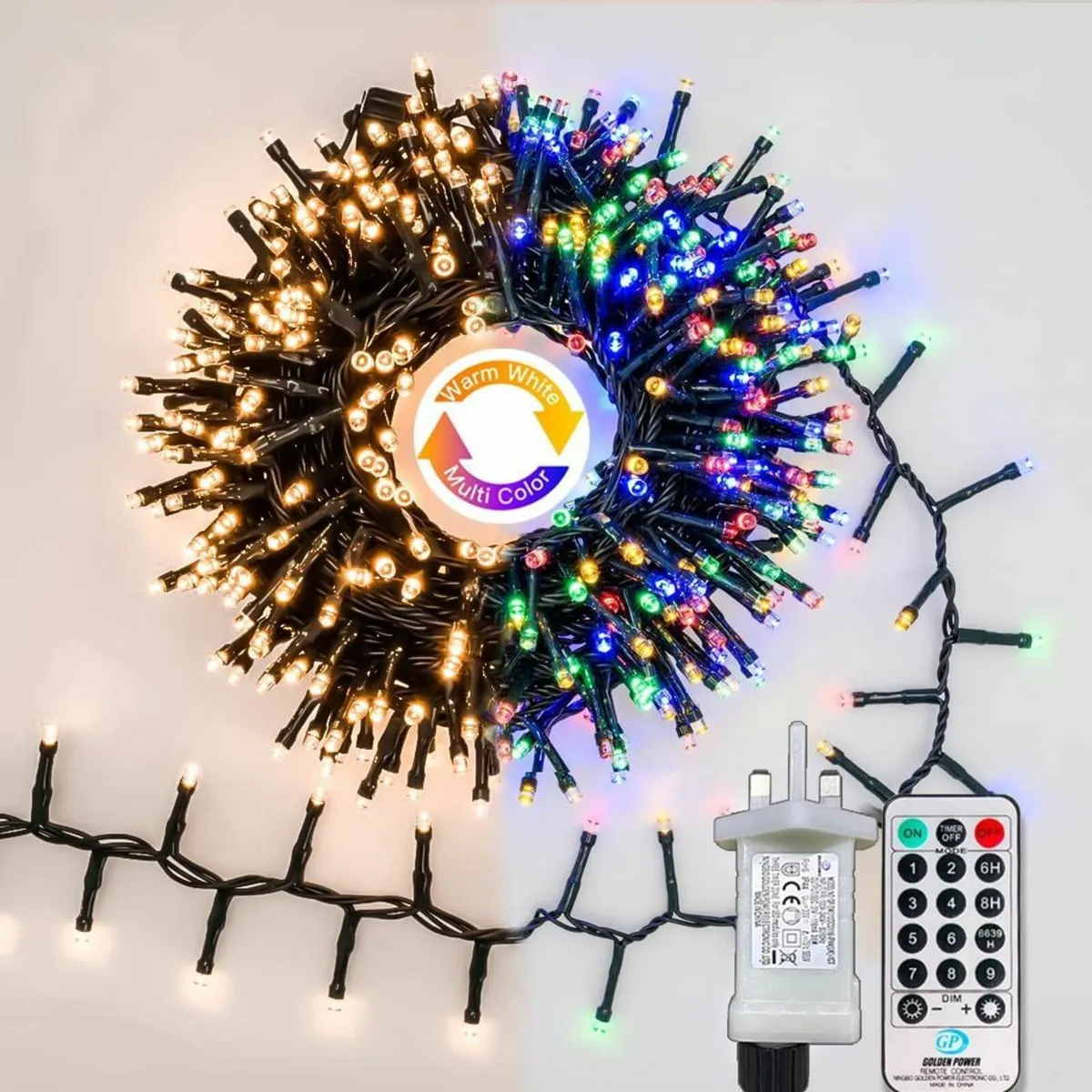 Christmas Tree Fairy Lights 1000 LED 20m/65.6ft - Image 1