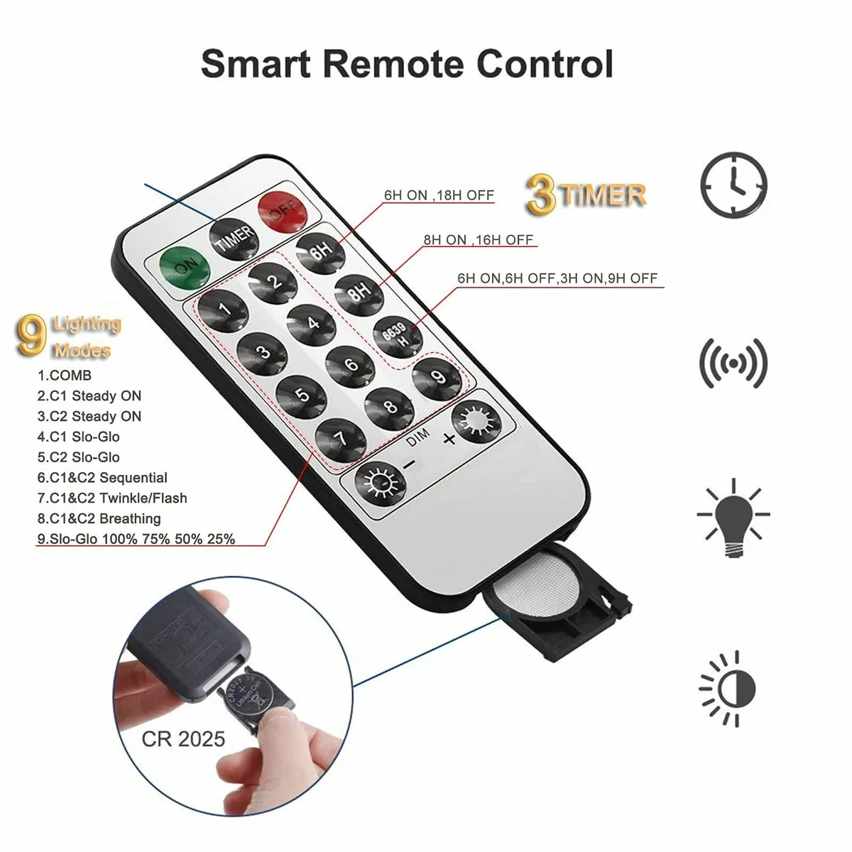 Christmas Tree Fairy Lights 1000 LED 20m/65.6ft - Image 3