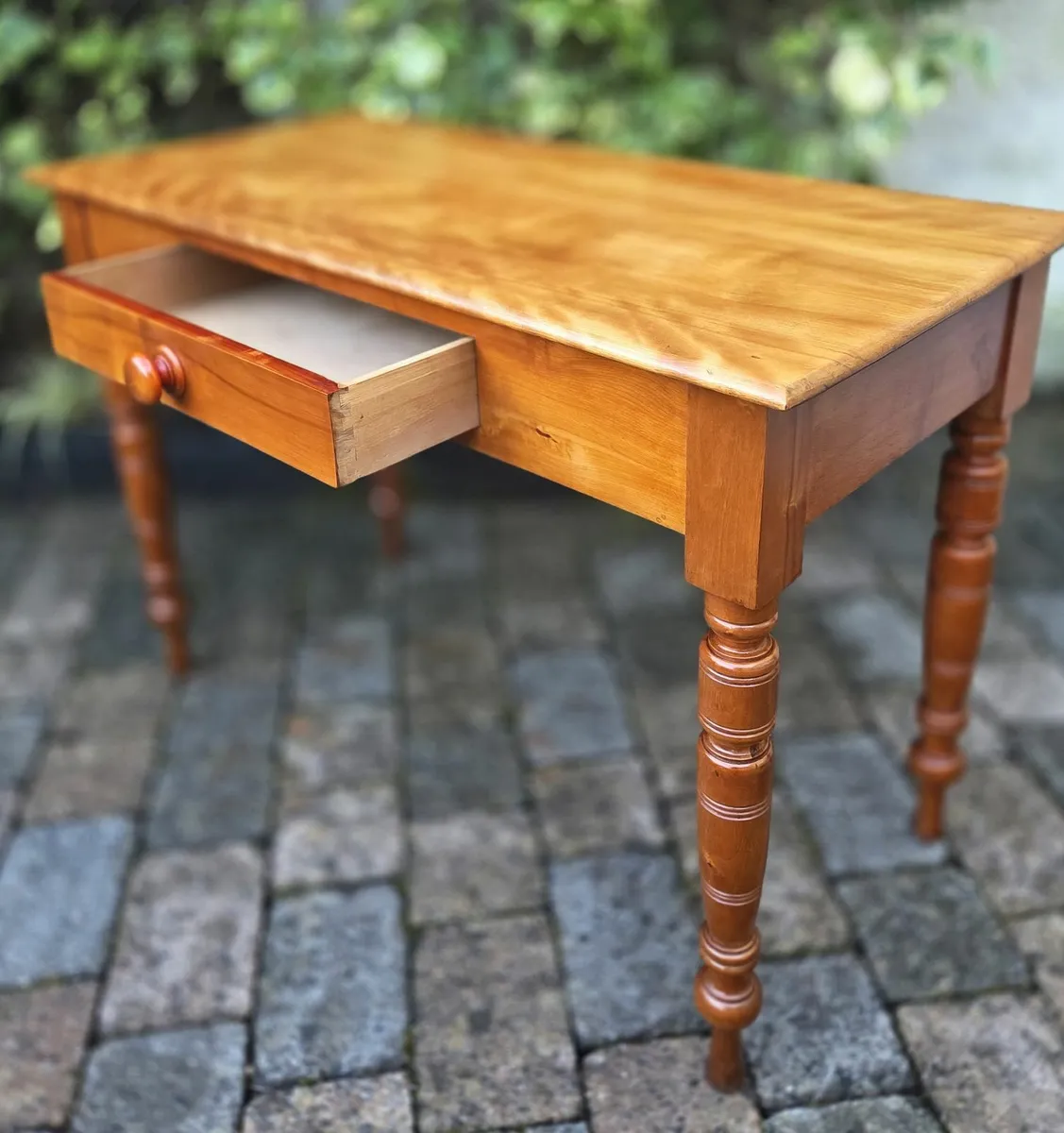 Victorian Birch Side Table- Circa 1880 - Image 4