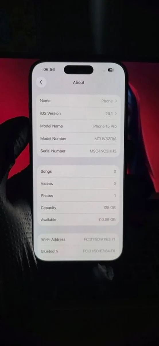 iPhone 15 Pro 128GB Excellent Condition - Image 3