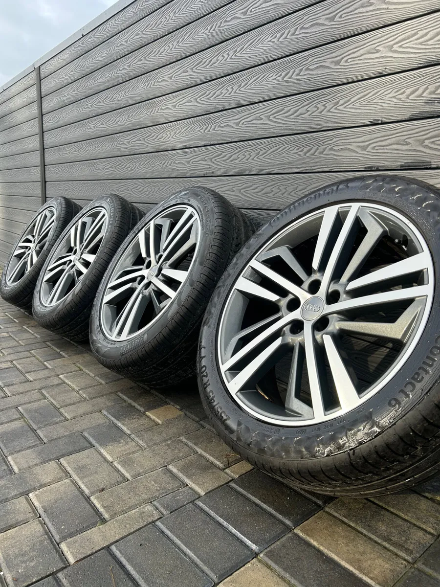 20” GENUINE AUDI Q5 S-LINE ALLOY WHEELS & TYRES - Image 1