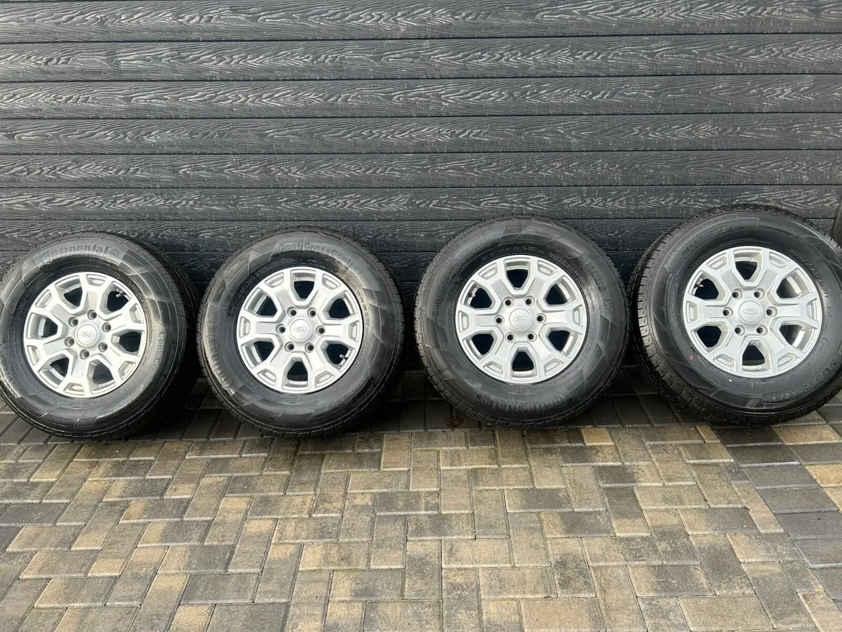 16” GENUINE FORD RANGER ALLOY WHEELS & TYRES - Image 2