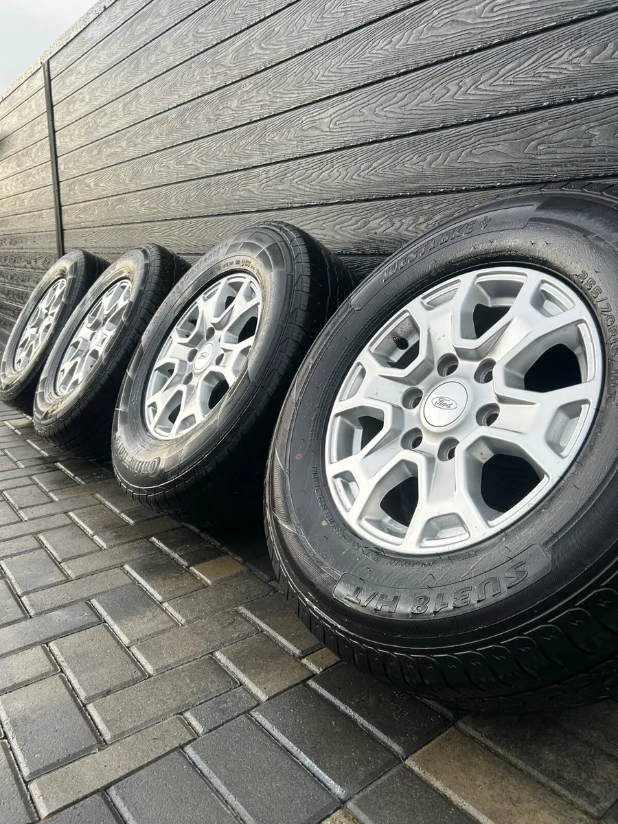 16” GENUINE FORD RANGER ALLOY WHEELS & TYRES - Image 1