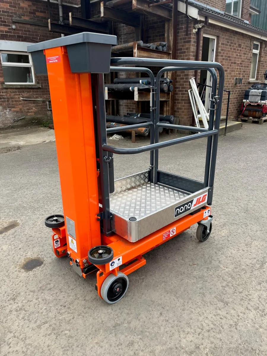 New JLG Nano Push Around Mast Lifts - Image 2