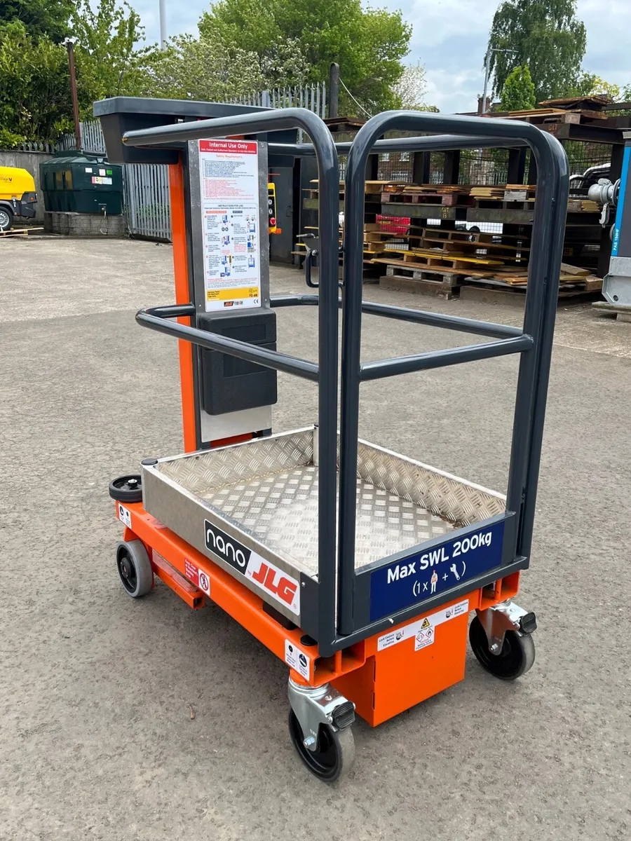 New JLG Nano Push Around Mast Lifts - Image 1