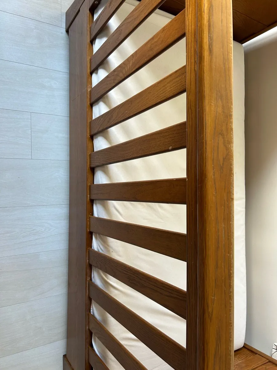 Mamas and Papas Ocean Range Solid Oak Cot Cotbed - Image 3