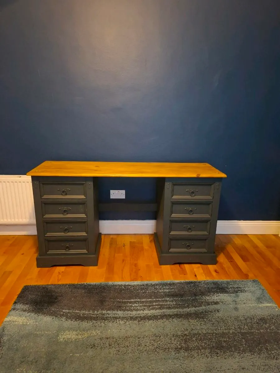 Modern Mexican Pine Desk (Need Sold ASAP) - Image 3