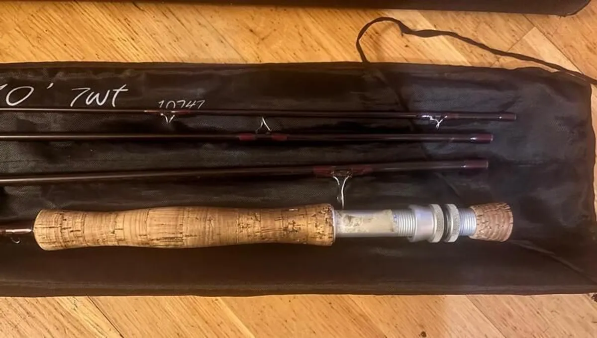 Fly Rod #7 10ft 4-Piece with tube - Image 3