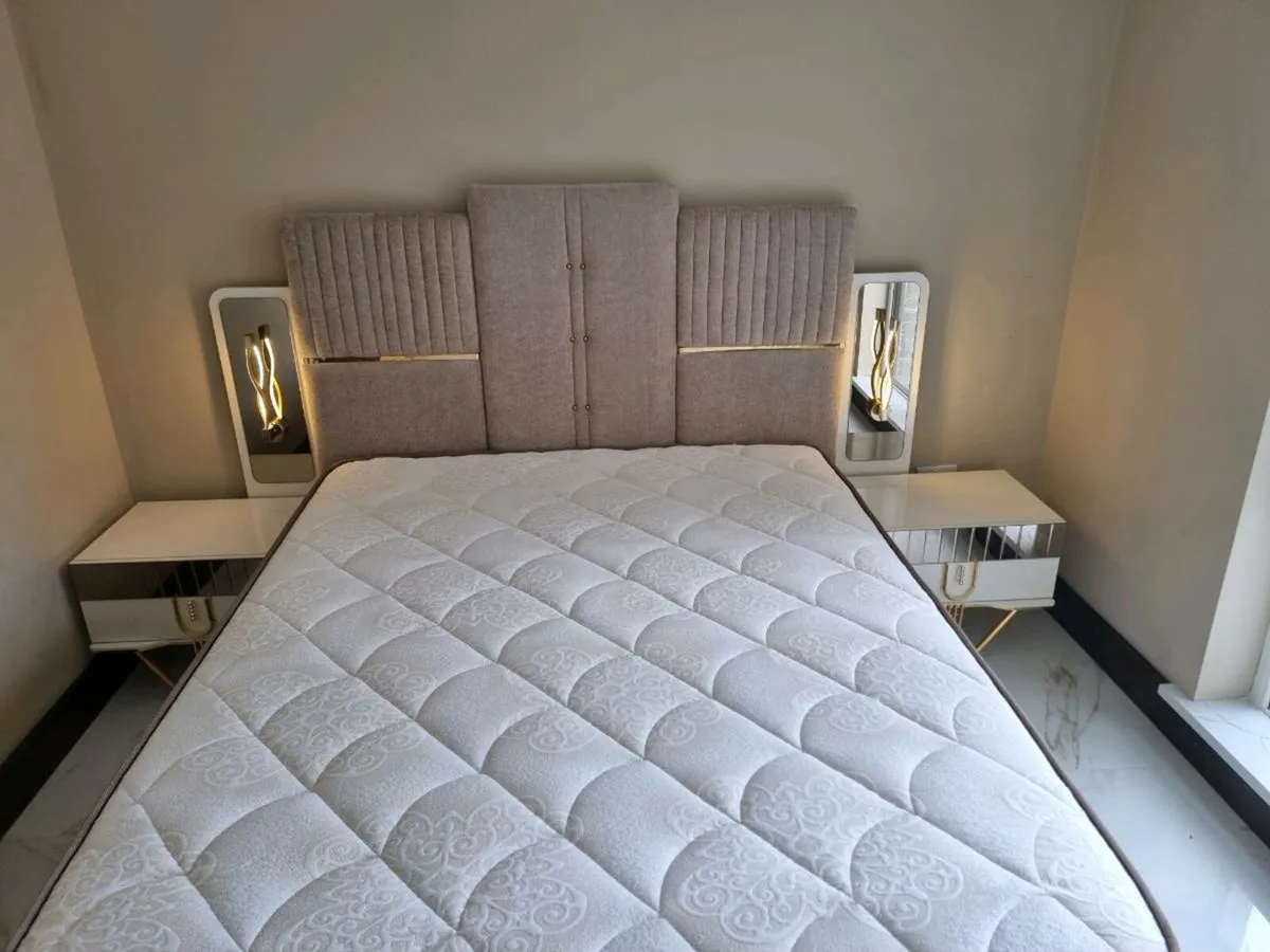 Sofa, armchair, dining table, chairs, bedroom - Image 1