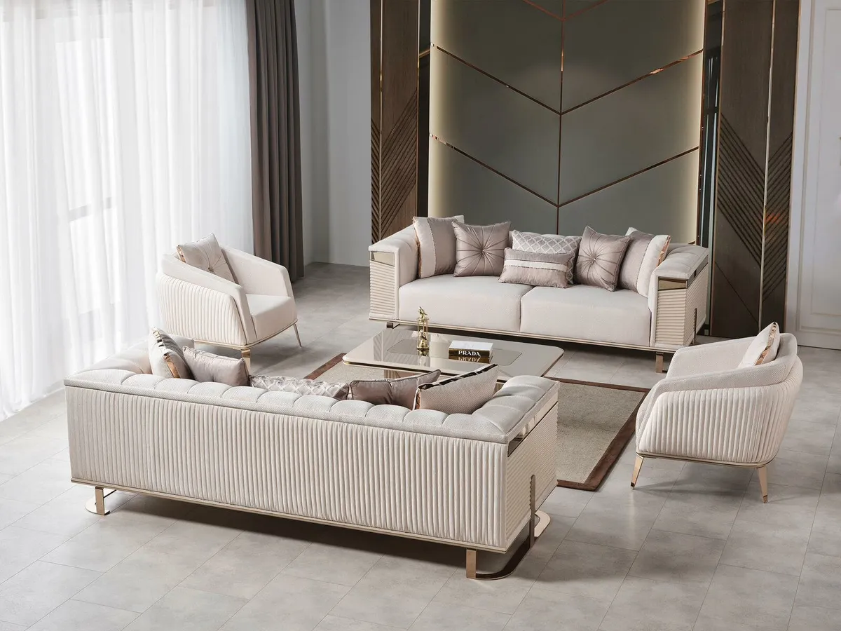 Sofa, armchair, dining table, chairs, bedroom - Image 2