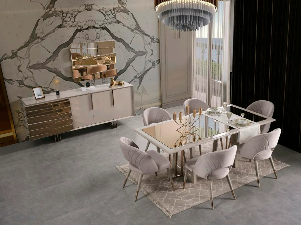 Sofa, armchair, dining table, chairs, bedroom - Image 3