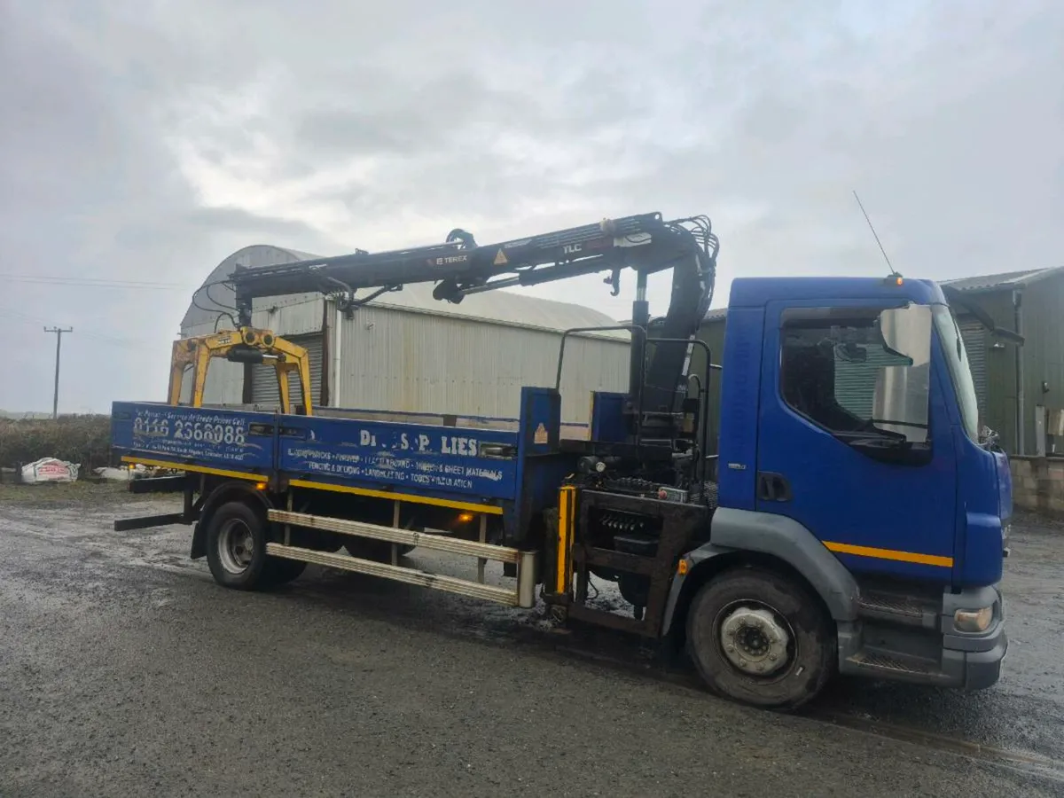 Daf lf55 with crane - Image 1
