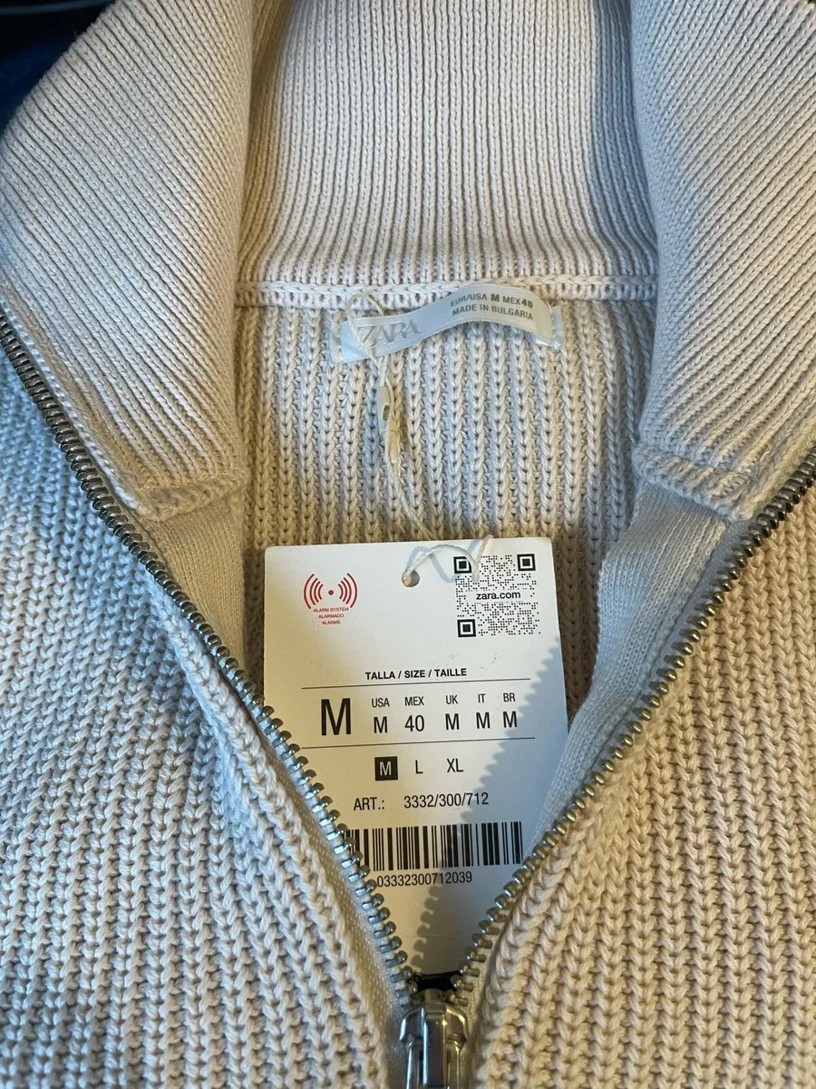 Purl Knit Quarter-Zip Jumper - Image 4