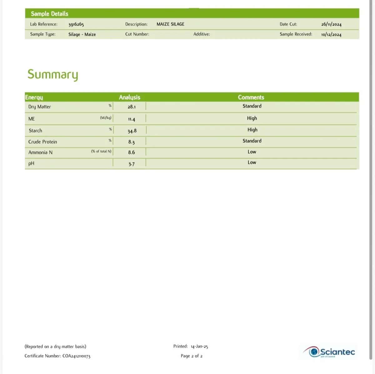 Maize silage for sale - Image 2